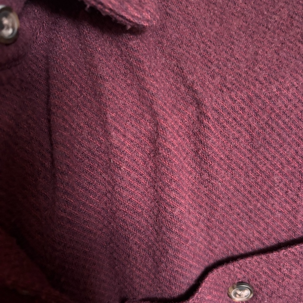 Faherty Deep Red Button Down Shirt - image 5